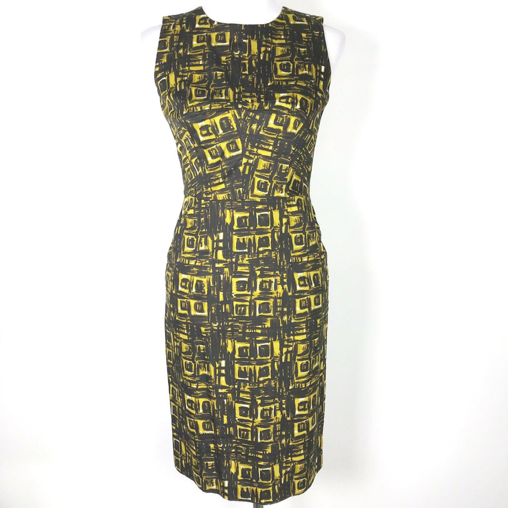 Milly New York Geometric Print Sheath Dress